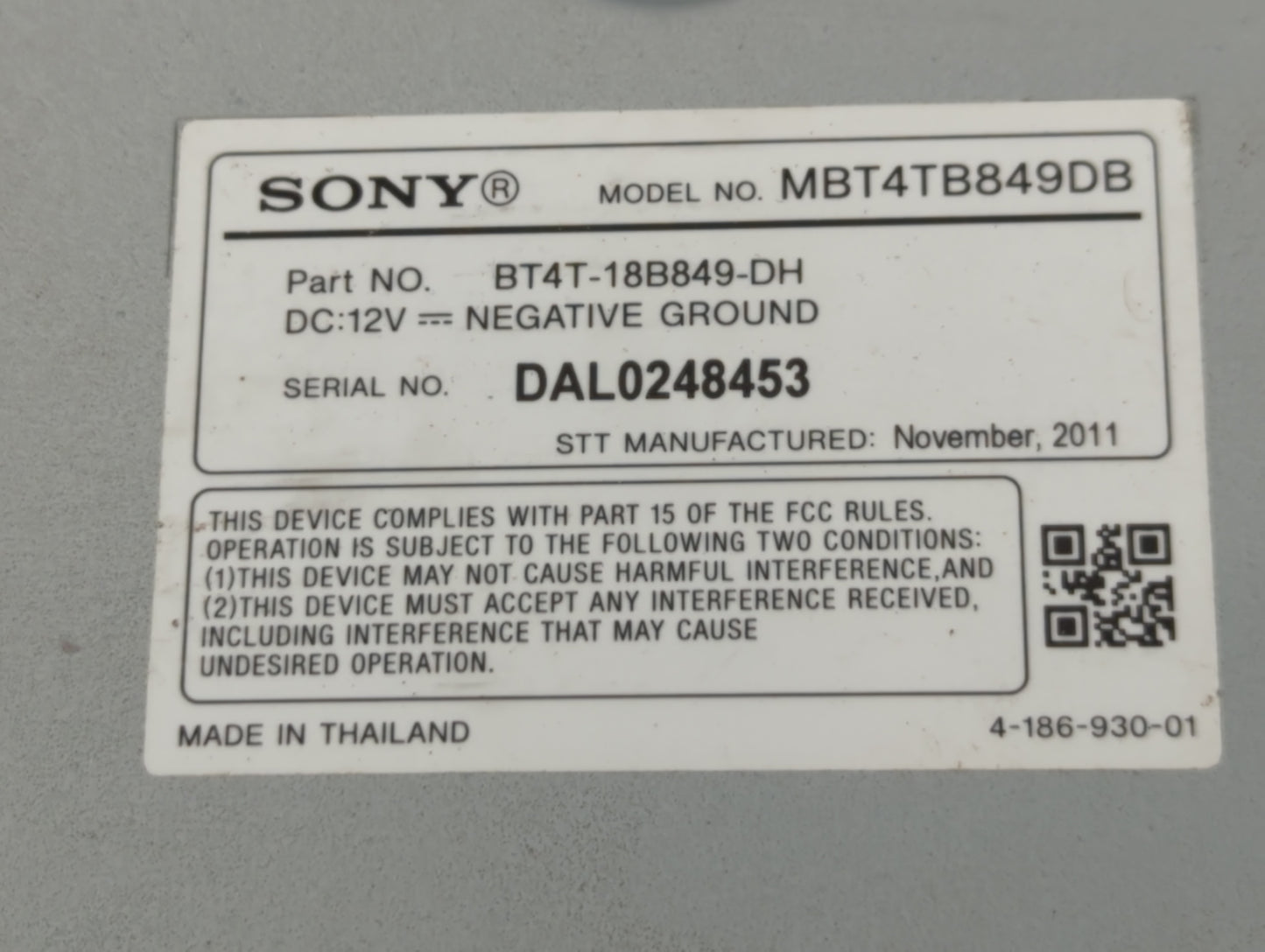 2013-2013 Ford Taurus Radio Control Panel - Oemusedautoparts1.com