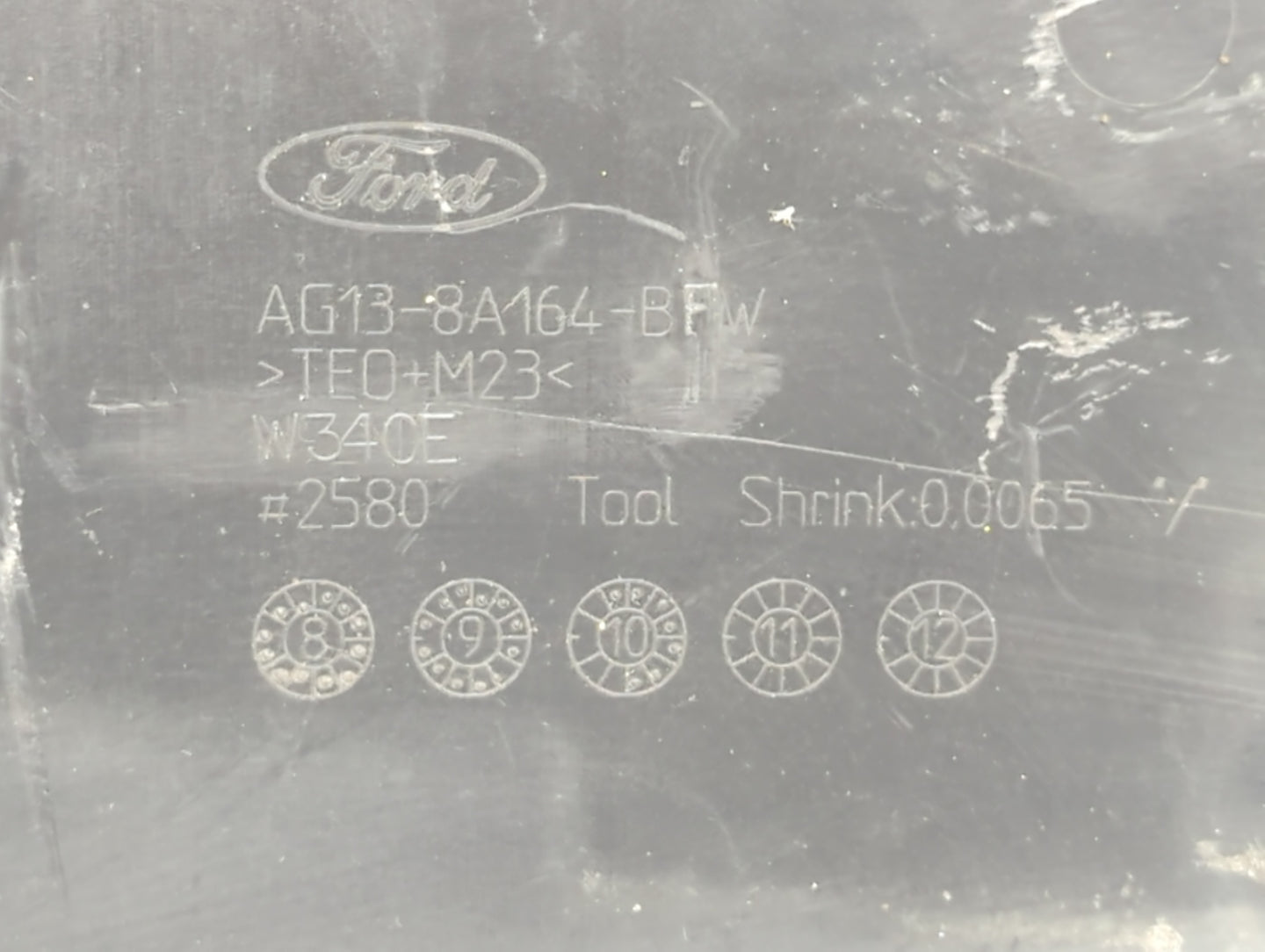 2010-2019 Ford Taurus Radiator Support Oem - Oemusedautoparts1.com