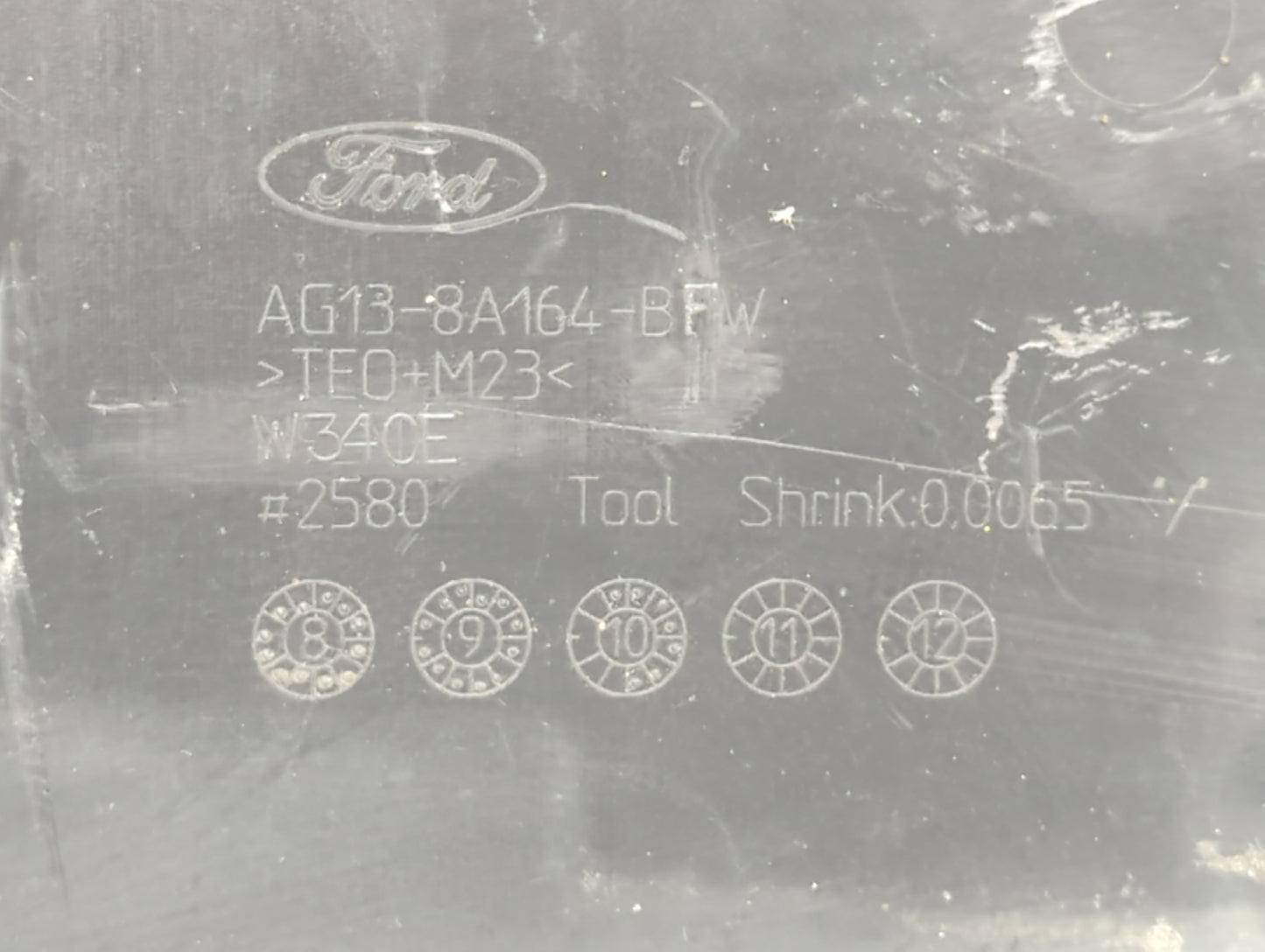 2010-2019 Ford Taurus Radiator Support Oem - Oemusedautoparts1.com