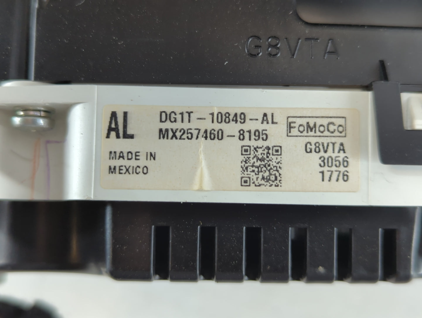 2013 Ford Taurus Instrument Cluster Speedometer Gauges P/N:DG1T-10849-AL Fits OEM Used Auto Parts - Oemusedautoparts1.com