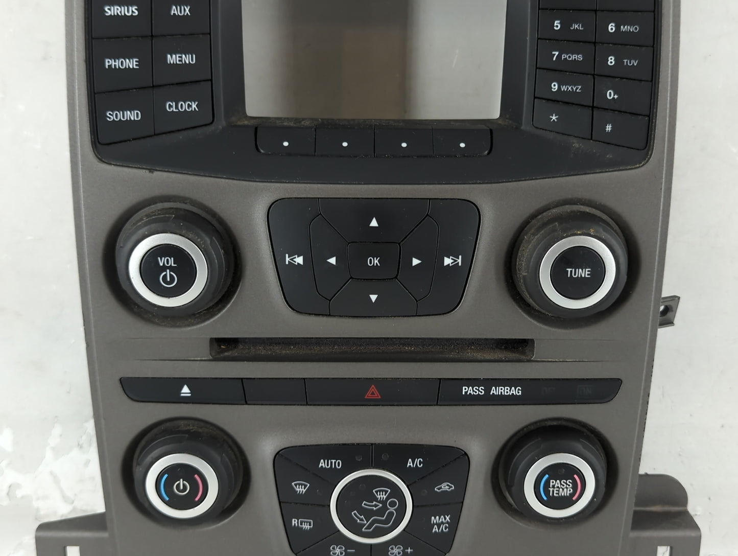 2013 Ford Taurus Climate Control Module Temperature AC/Heater Replacement Fits OEM Used Auto Parts - Oemusedautoparts1.com
