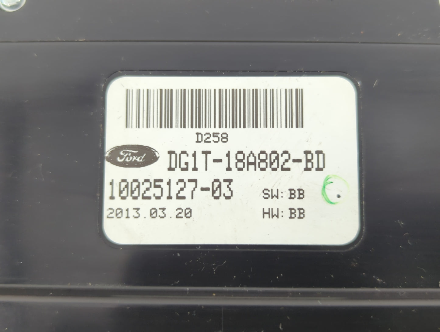 2013 Ford Taurus Climate Control Module Temperature AC/Heater Replacement Fits OEM Used Auto Parts - Oemusedautoparts1.com