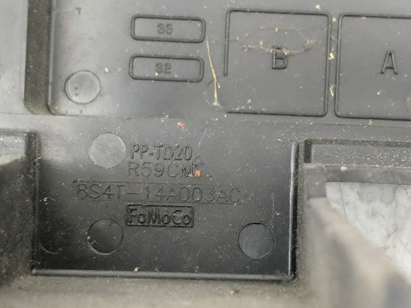 2013 Ford Transit Fusebox Fuse Box Panel Relay Module P/N:8S4T-14A003AC Fits Fits 2000 2001 2002 OEM Used Auto Parts - Oemus