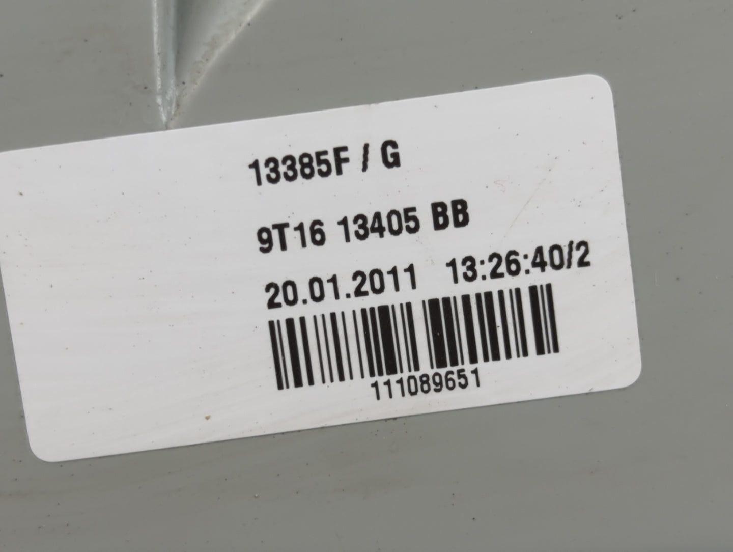 2010-2013 Ford Transit Connect Tail Light Assembly Passenger Right OEM P/N:9T16 13405 BB Fits Fits 2010 2011 2012 2013 OEM U