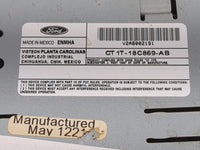 2010-2013 Ford Transit Connect Radio AM FM Cd Player Receiver Replacement P/N:CT1T-18C869-AB V2AB002191 Fits OEM Used Auto P