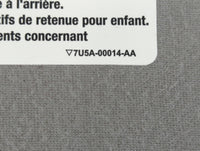 2013 Ford Transit Connect Sun Visor Shade Replacement Passenger Right Mirror Fits OEM Used Auto Parts - Oemusedautoparts1.co