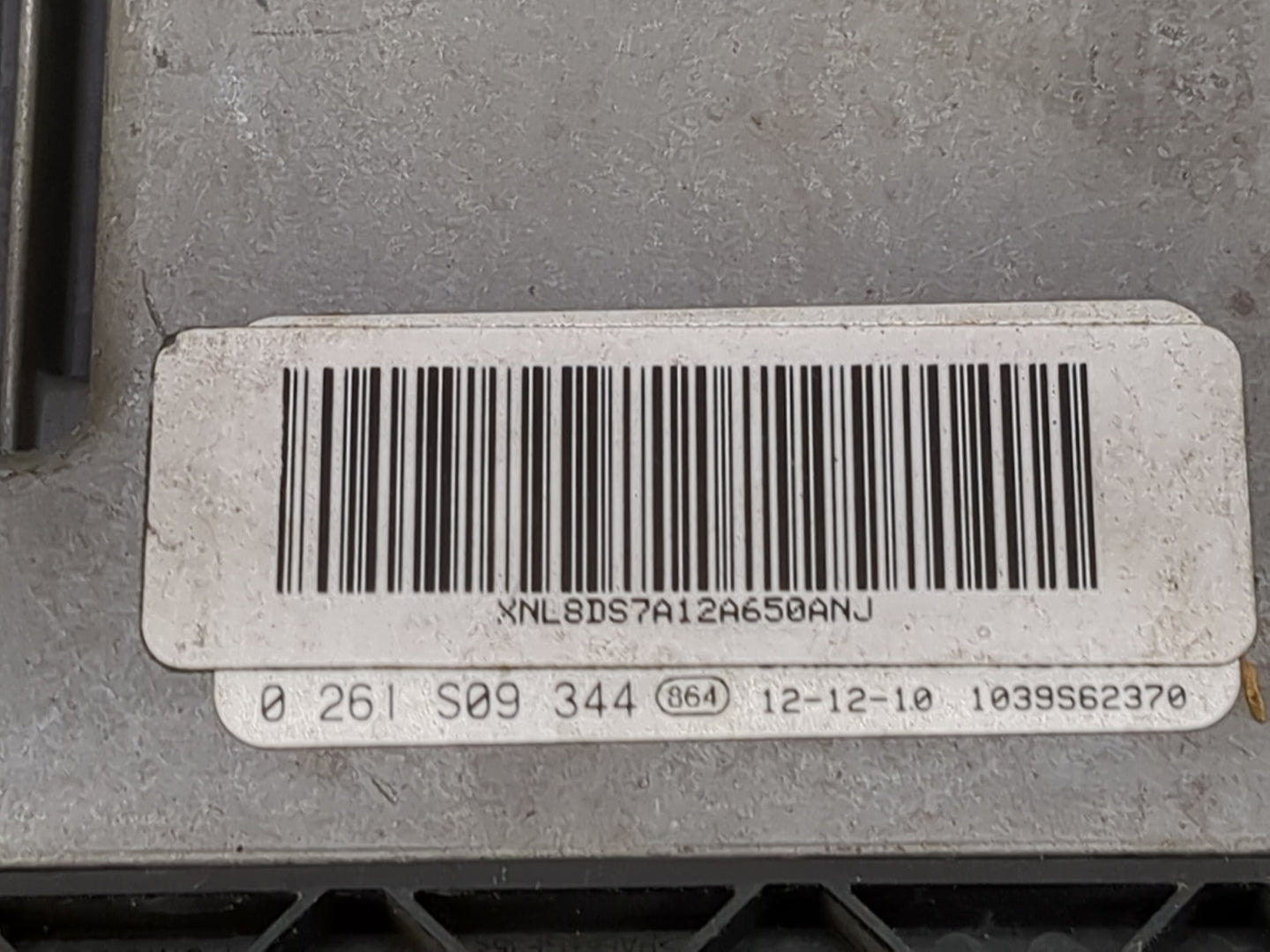 2013 Fusion Fusion PCM Engine Control Computer ECU ECM PCU OEM P/N:0261S09344 XNL8DS7A12A650ANJ Fits OEM Used Auto Parts - O