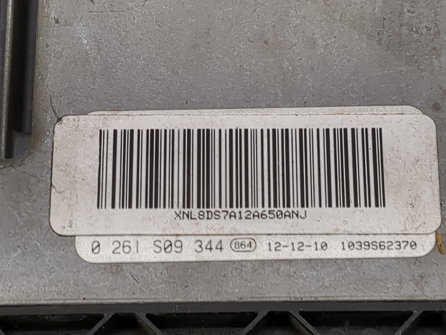2013 Fusion Fusion PCM Engine Control Computer ECU ECM PCU OEM P/N:0261S09344 XNL8DS7A12A650ANJ Fits OEM Used Auto Parts - O