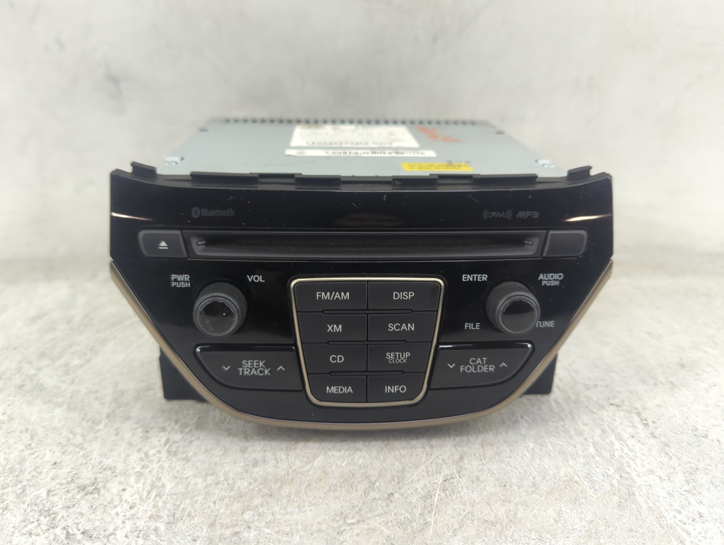 2013 Genesis Genesis Coupe Radio AM FM Cd Player Receiver Replacement P/N:961802M117YHG AC1B0DKAN Fits OEM Used Auto Parts -
