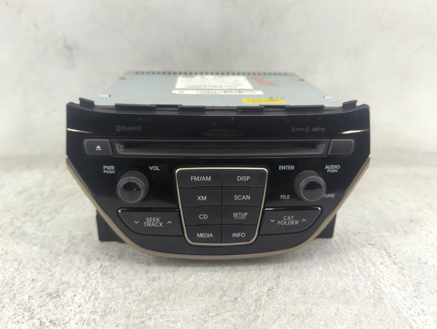 2013 Genesis Genesis Coupe Radio AM FM Cd Player Receiver Replacement P/N:961802M117YHG AC1B0DKAN Fits OEM Used Auto Parts -