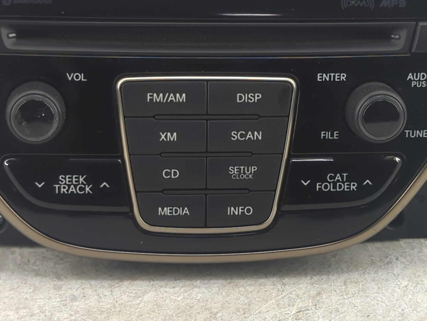 2013 Genesis Genesis Coupe Radio AM FM Cd Player Receiver Replacement P/N:961802M117YHG AC1B0DKAN Fits OEM Used Auto Parts -
