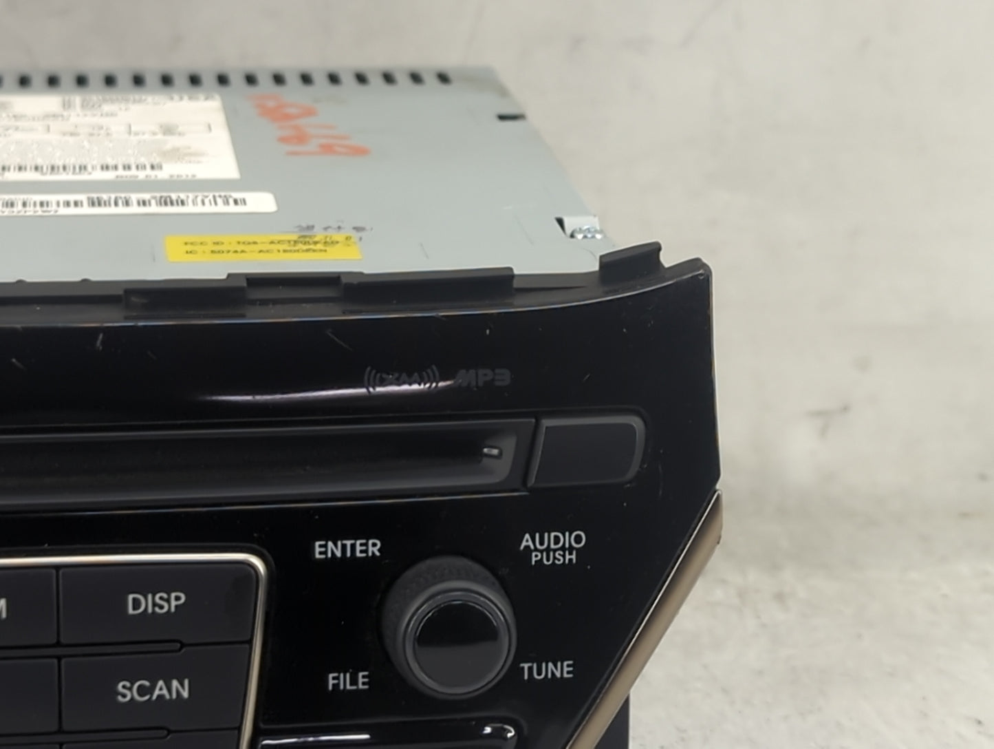 2013 Genesis Genesis Coupe Radio AM FM Cd Player Receiver Replacement P/N:961802M117YHG AC1B0DKAN Fits OEM Used Auto Parts -
