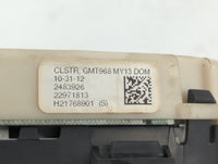 2013 Gmc Acadia Instrument Cluster Speedometer Gauges P/N:2483926 22971813, GMT968 Fits OEM Used Auto Parts - Oemusedautopar