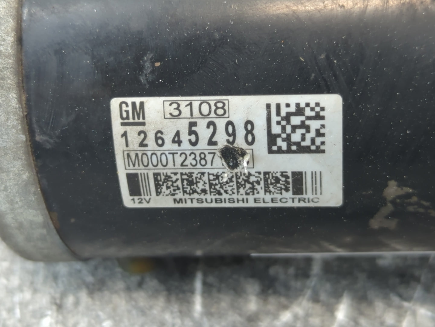 2007-2017 Gmc Acadia Car Starter Motor Solenoid OEM P/N:M000T2387 12645298 Fits OEM Used Auto Parts - Oemusedautoparts1.com