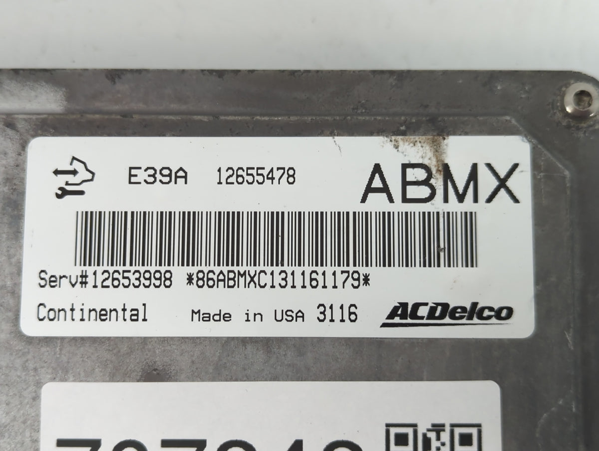 2013-2016 Gmc Acadia PCM Engine Control Computer ECU ECM PCU OEM P/N:12655478 12653998 Fits 2013 2014 2015 2016 OEM Used Aut