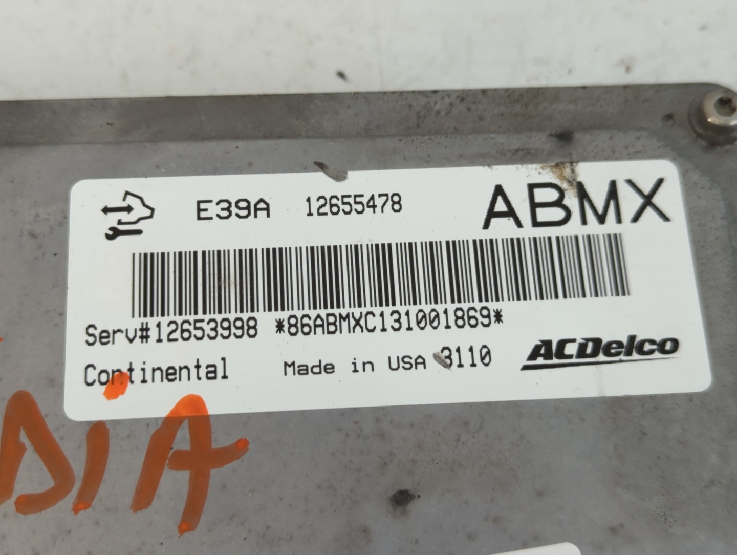 2013-2016 Gmc Acadia PCM Engine Control Computer ECU ECM PCU OEM P/N:12655478 Fits Fits 2013 2014 2015 2016 OEM Used Auto Pa