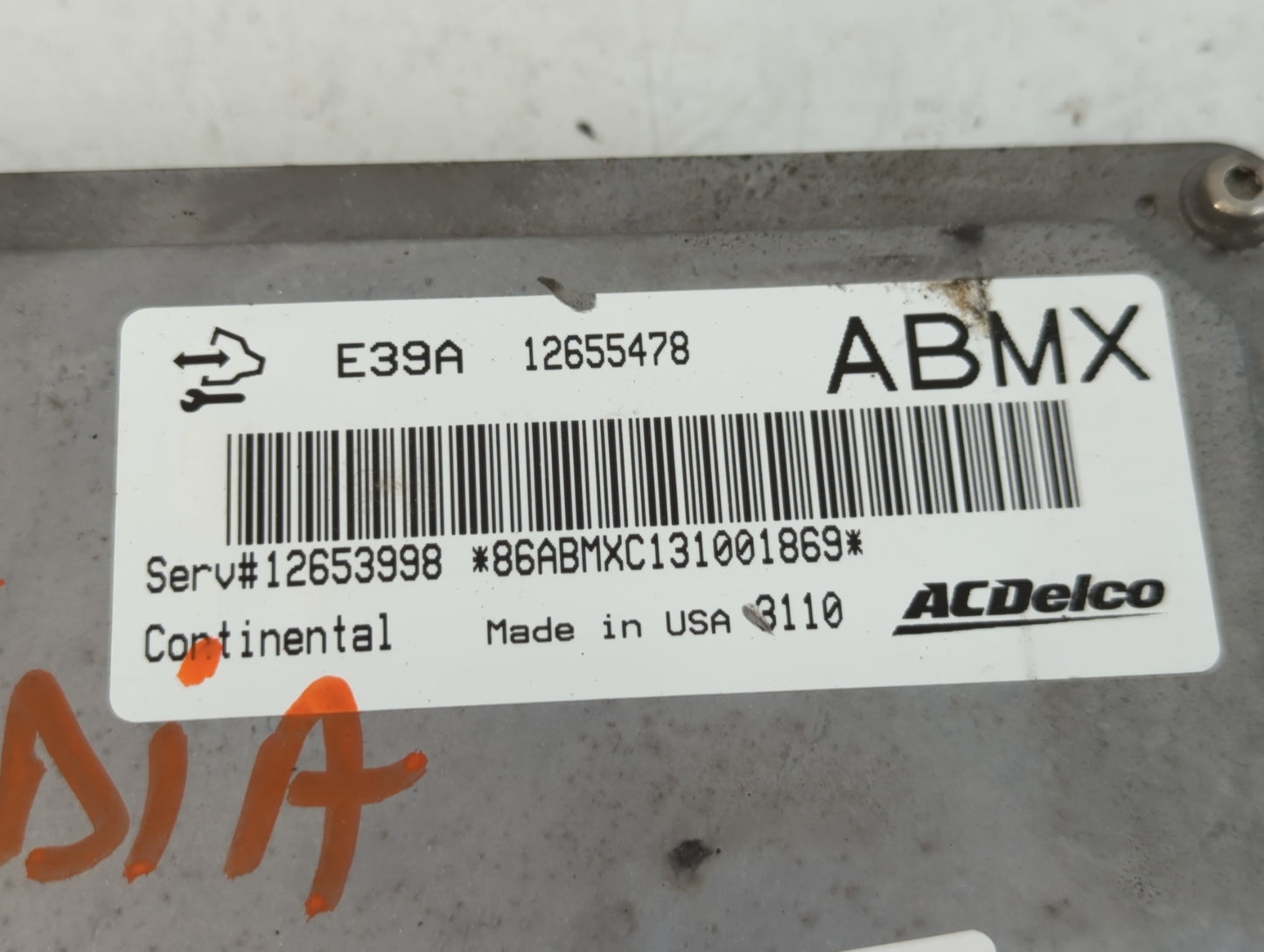 2013-2016 Gmc Acadia PCM Engine Control Computer ECU ECM PCU OEM P/N:12655478 Fits Fits 2013 2014 2015 2016 OEM Used Auto Pa