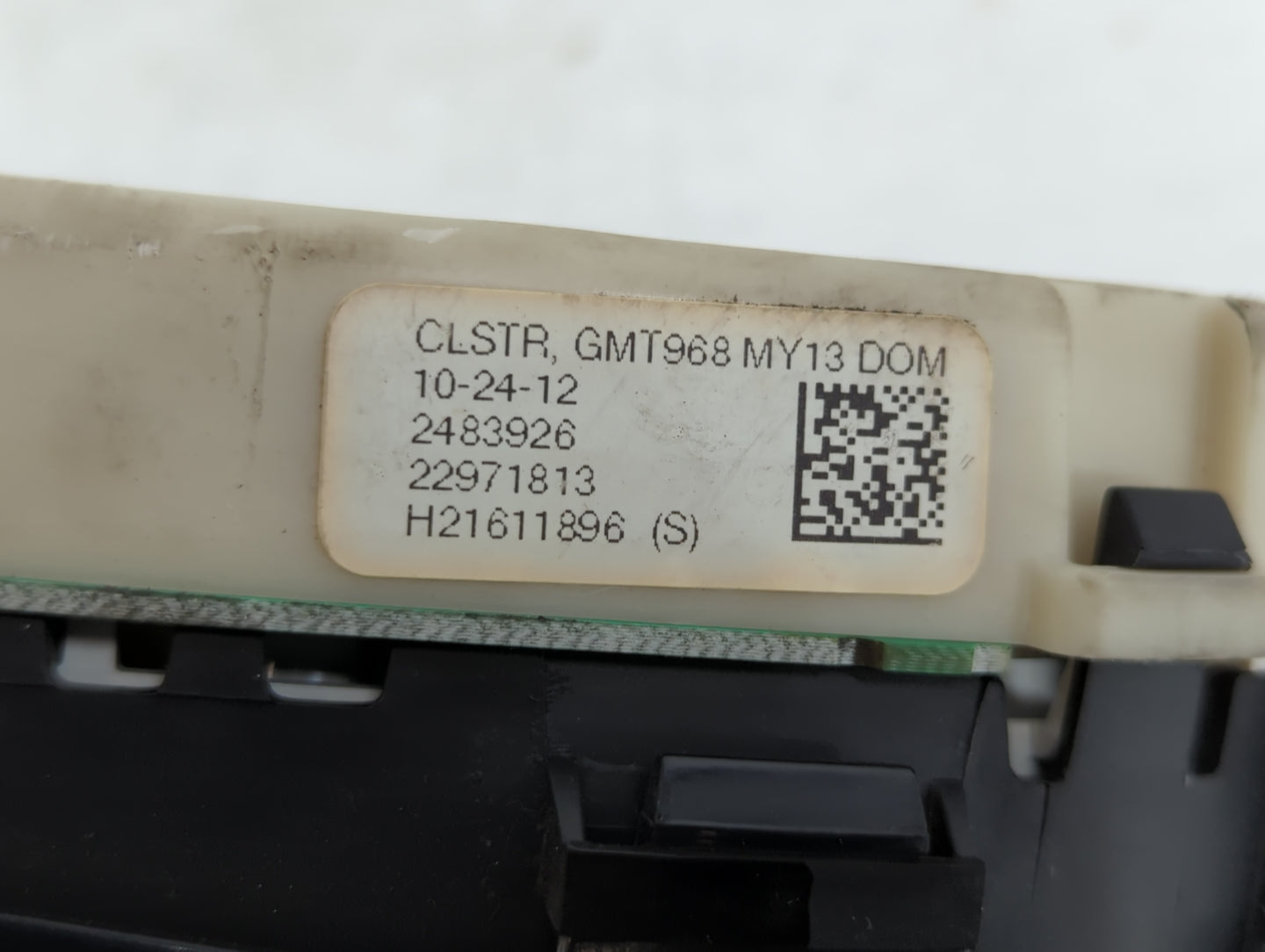 2013 Gmc Acadia Instrument Cluster Speedometer Gauges P/N:22971813 GMTT968MY13 Fits OEM Used Auto Parts - Oemusedautoparts1.