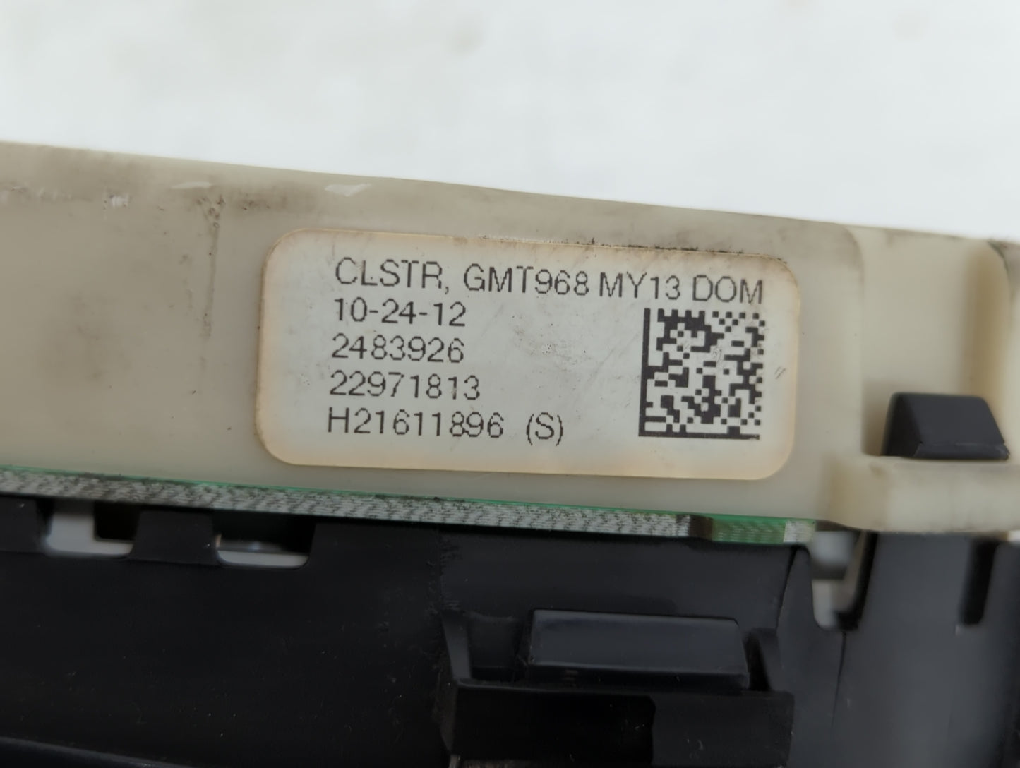 2013 Gmc Acadia Instrument Cluster Speedometer Gauges P/N:22971813 GMTT968MY13 Fits OEM Used Auto Parts - Oemusedautoparts1.