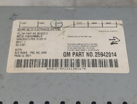 2008-2014 Gmc Savana Radio AM FM Cd Player Receiver Replacement P/N:25942014 28162319 Fits OEM Used Auto Parts - Oemusedauto