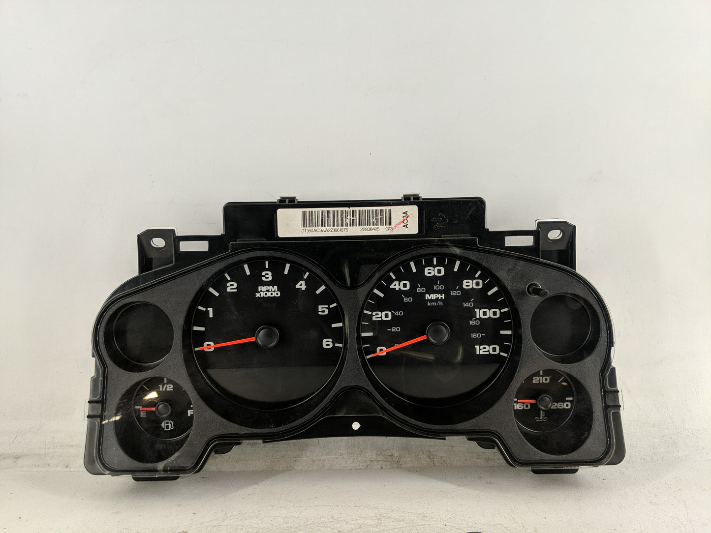 2007-2013 Gmc Sierra 1500 Instrument Cluster Speedometer Gauges P/N:22838405 Fits Fits 2007 2008 2009 2010 2011 2012 2013 OE