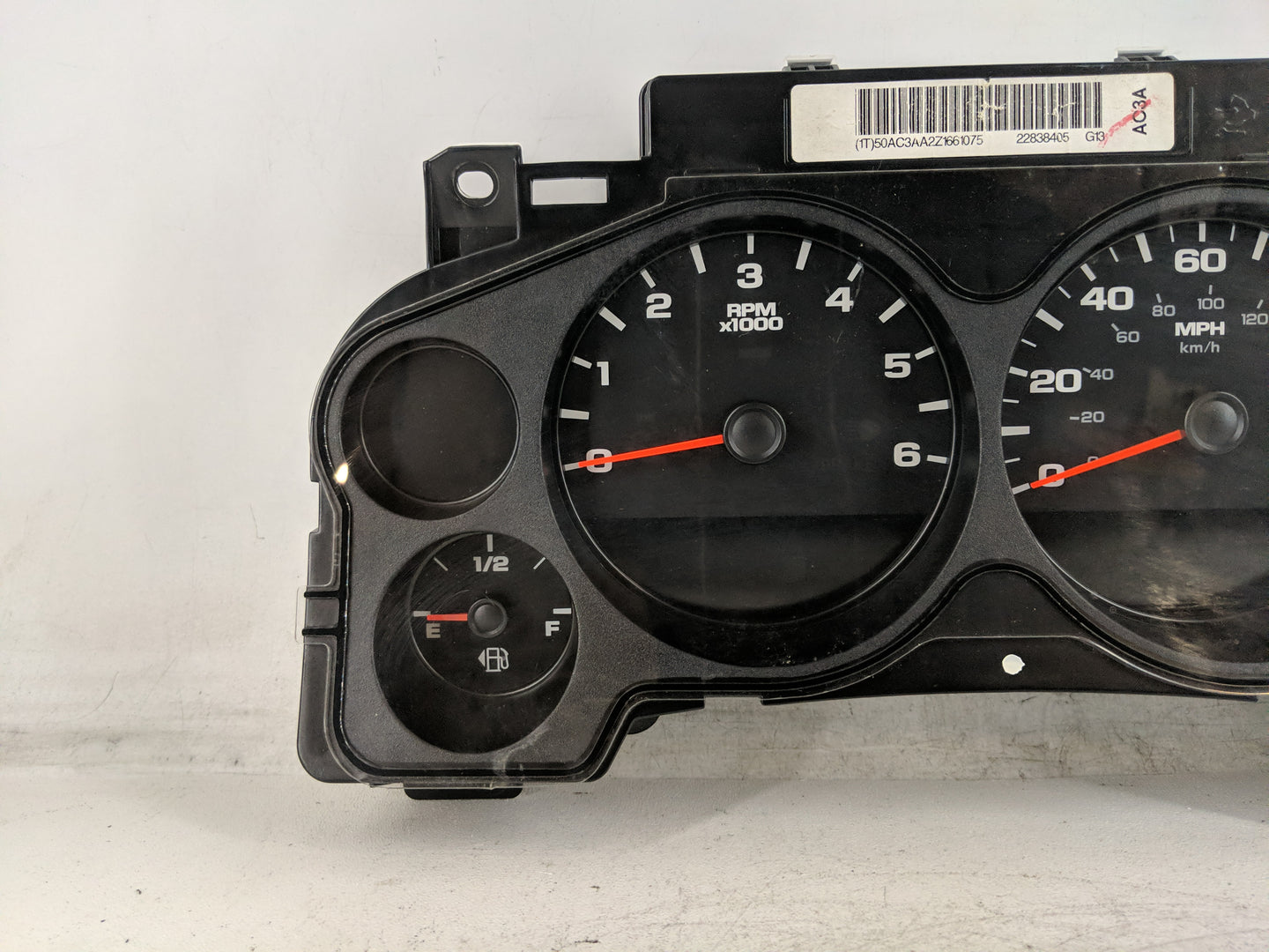 2007-2013 Gmc Sierra 1500 Instrument Cluster Speedometer Gauges P/N:22838405 Fits Fits 2007 2008 2009 2010 2011 2012 2013 OE