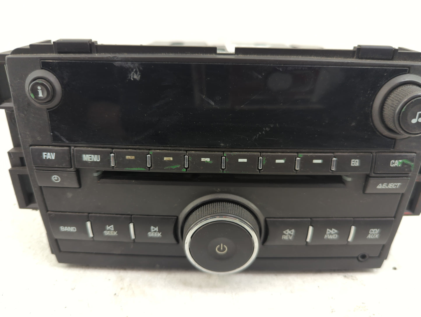 2010-2013 Gmc Sierra 1500 Radio AM FM Cd Player Receiver Replacement P/N:20934593 Fits OEM Used Auto Parts - Oemusedautopart