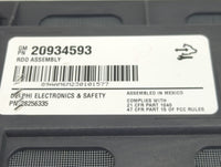 2010-2013 Gmc Sierra 1500 Radio AM FM Cd Player Receiver Replacement P/N:20934593 Fits OEM Used Auto Parts - Oemusedautopart