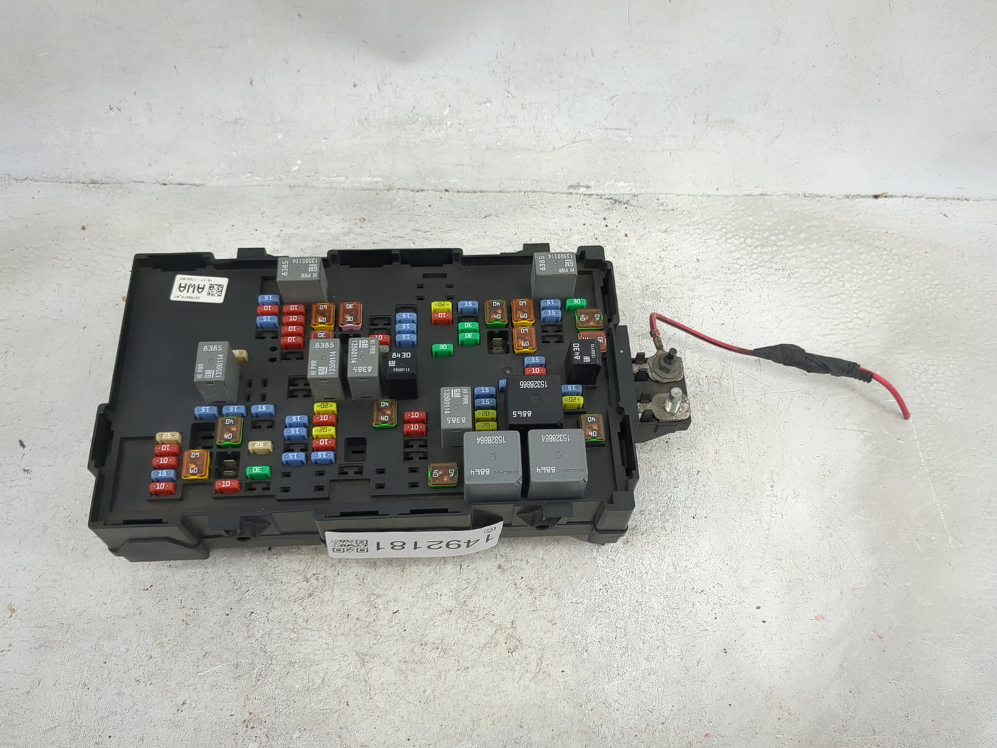 2010-2013 Gmc Sierra 1500 Fusebox Fuse Box Panel Relay Module P/N:22798215 22798215_N1 Fits Fits 2010 2011 2012 2013 OEM Use