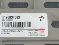 2010-2013 Gmc Sierra 1500 Radio AM FM Cd Player Receiver Replacement P/N:20934593 28256335 Fits OEM Used Auto Parts - Oemuse