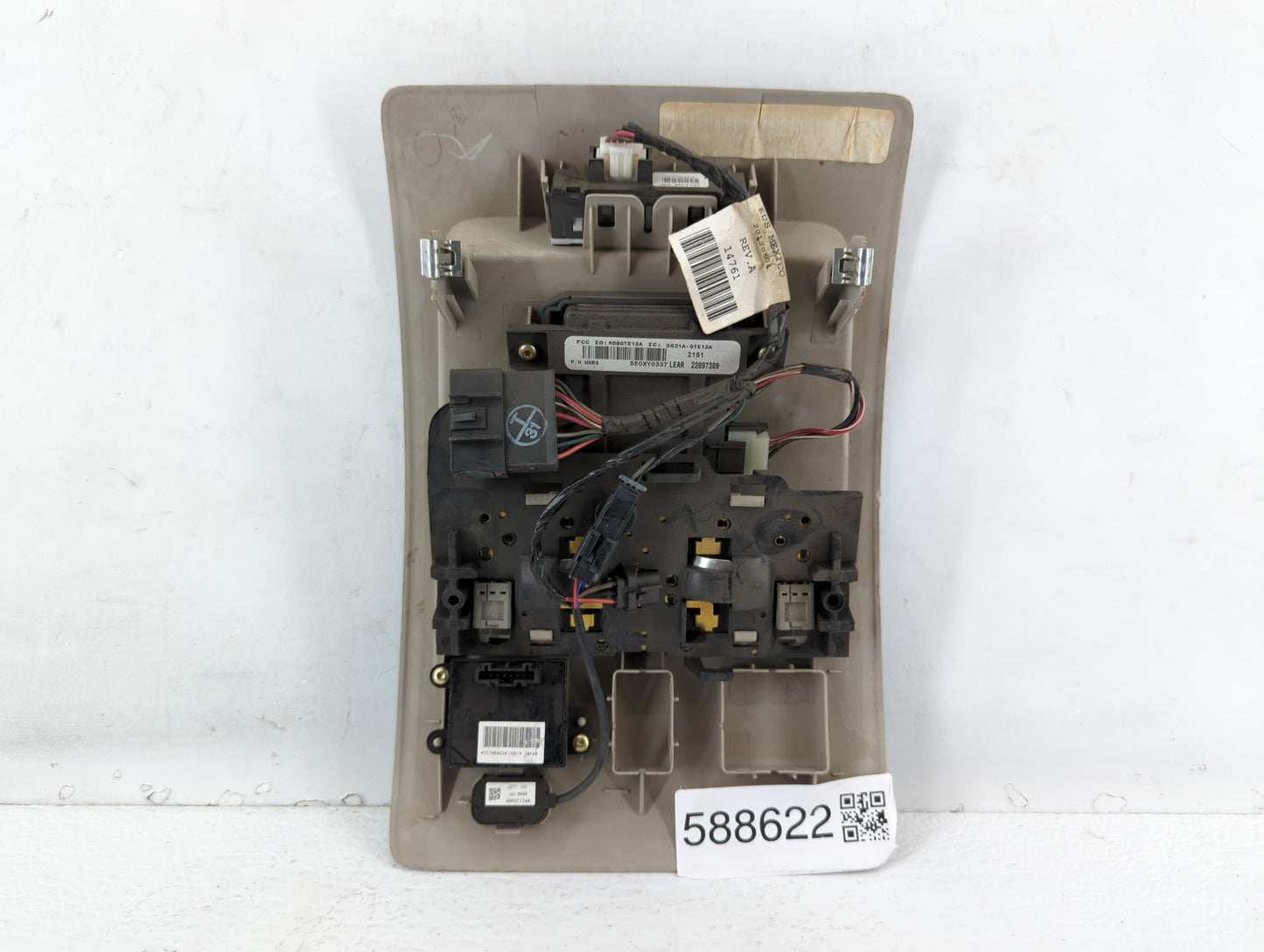 2012-2013 Gmc Sierra 1500 Overhead Roof Console - Oemusedautoparts1.com