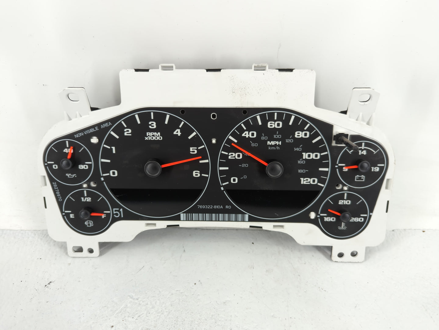 2012-2013 Gmc Sierra 1500 Instrument Cluster Speedometer Gauges Fits Fits 2012 2013 2014 OEM Used Auto Parts - Oemusedautopa