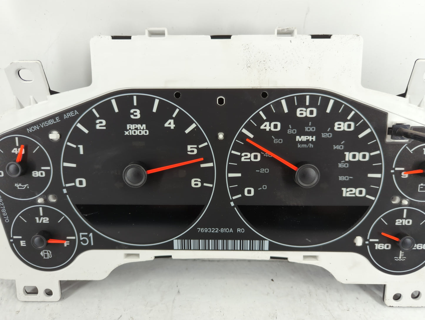 2012-2013 Gmc Sierra 1500 Instrument Cluster Speedometer Gauges Fits Fits 2012 2013 2014 OEM Used Auto Parts - Oemusedautopa