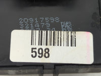 2010-2017 Gmc Terrain Master Power Window Switch Replacement Driver Side Left P/N:20917598 Fits OEM Used Auto Parts - Oemuse