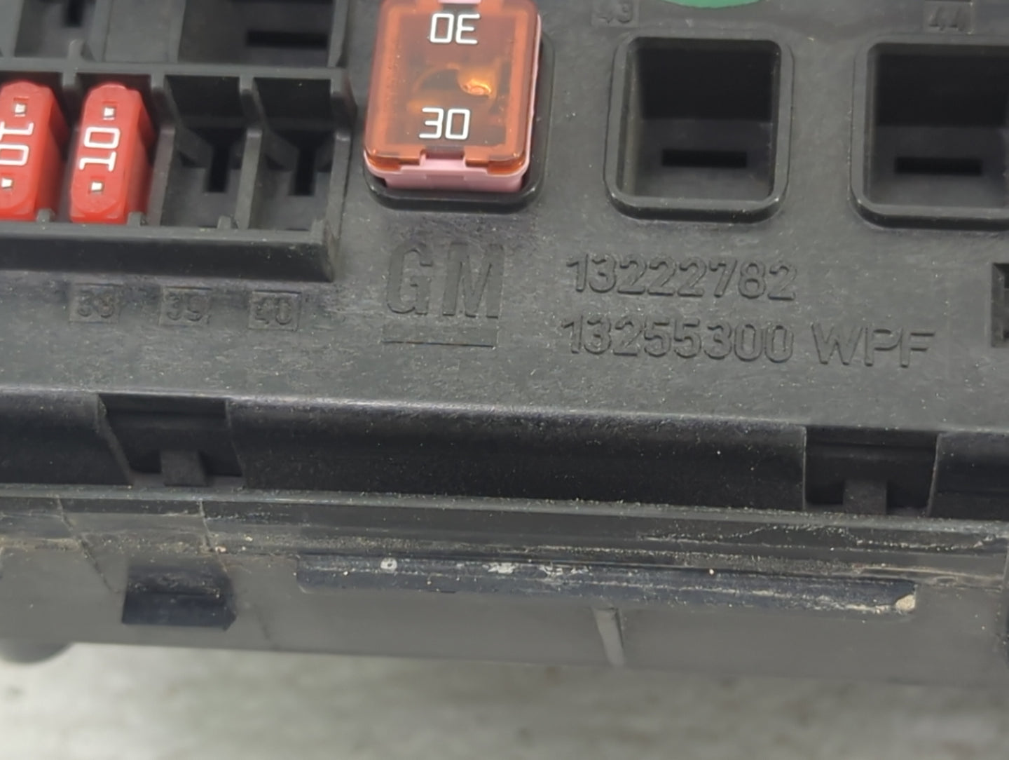 2013-2016 Gmc Terrain Fusebox Fuse Box Panel Relay Module P/N:13255300 13222782 Fits Fits 2013 2014 2015 2016 OEM Used Auto 