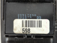 2010-2017 Gmc Terrain Master Power Window Switch Replacement Driver Side Left P/N:20917598 Fits OEM Used Auto Parts - Oemuse