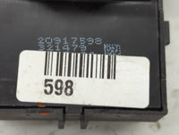2010-2017 Gmc Terrain Master Power Window Switch Replacement Driver Side Left P/N:20917598 Fits OEM Used Auto Parts - Oemuse