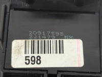 2010-2017 Gmc Terrain Master Power Window Switch Replacement Driver Side Left P/N:20917598 Fits OEM Used Auto Parts - Oemuse