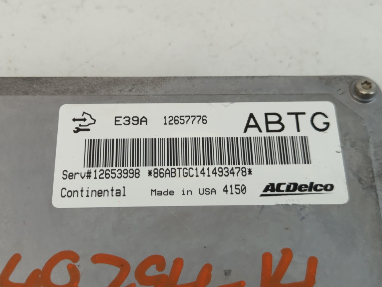 2013-2016 Gmc Terrain PCM Engine Control Computer ECU ECM PCU OEM P/N:12655476 E39A Fits Fits 2013 2014 2015 2016 OEM Used A