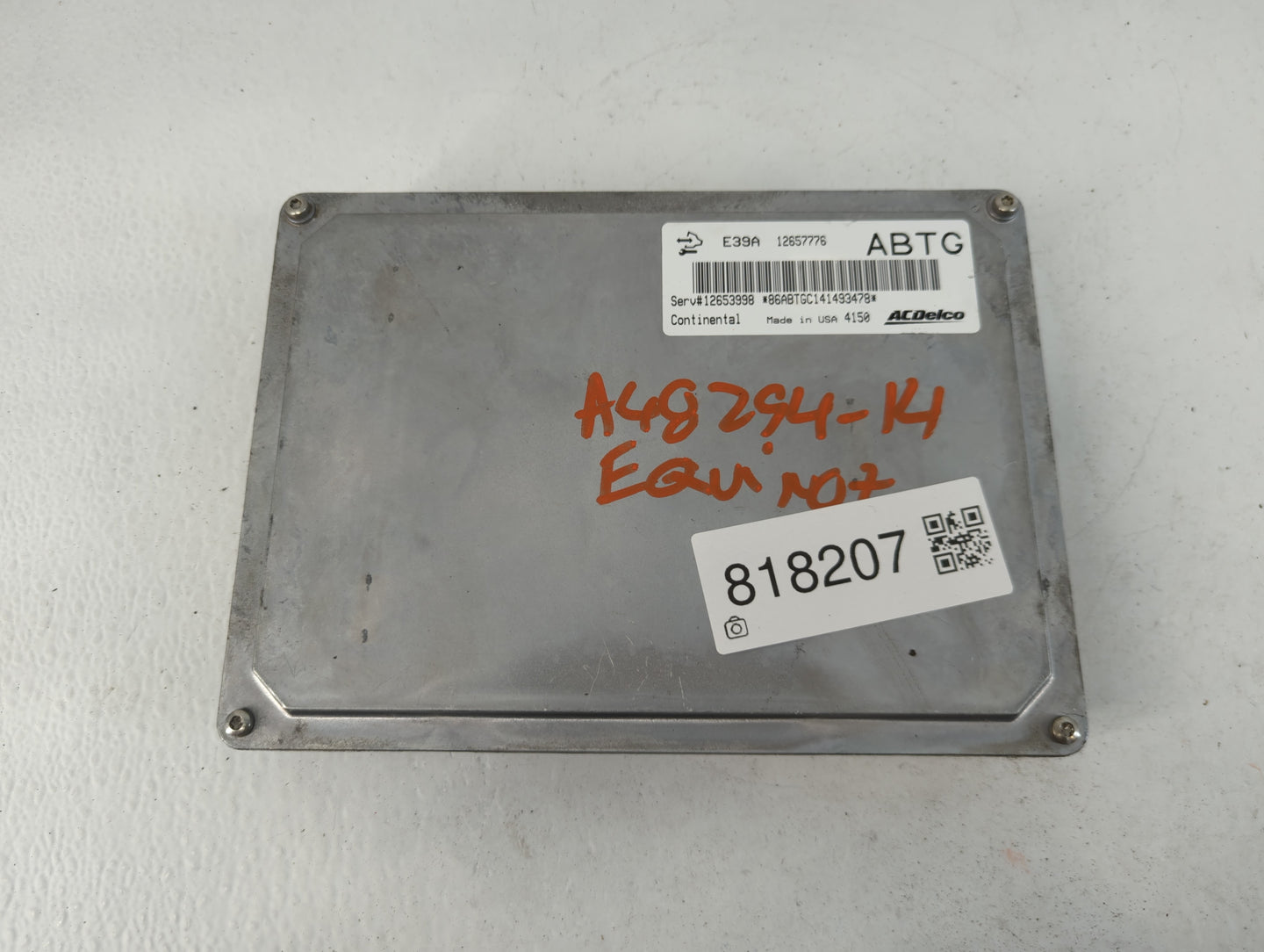 2013-2016 Gmc Terrain PCM Engine Control Computer ECU ECM PCU OEM P/N:12655476 E39A Fits Fits 2013 2014 2015 2016 OEM Used A
