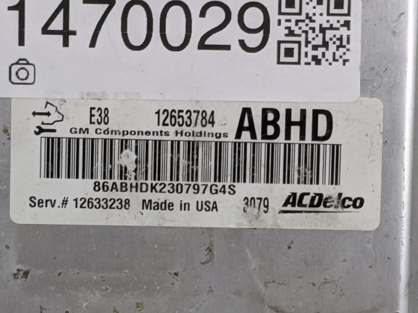 2010-2014 Gmc Yukon PCM Engine Control Computer ECU ECM PCU OEM P/N:12653784 12633238 Fits OEM Used Auto Parts - Oemusedauto