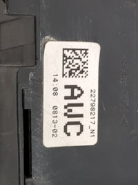 2010-2014 Gmc Yukon Fusebox Fuse Box Panel Relay Module P/N:22798217 22798217-N1 Fits Fits 2010 2011 2012 2013 2014 OEM Used