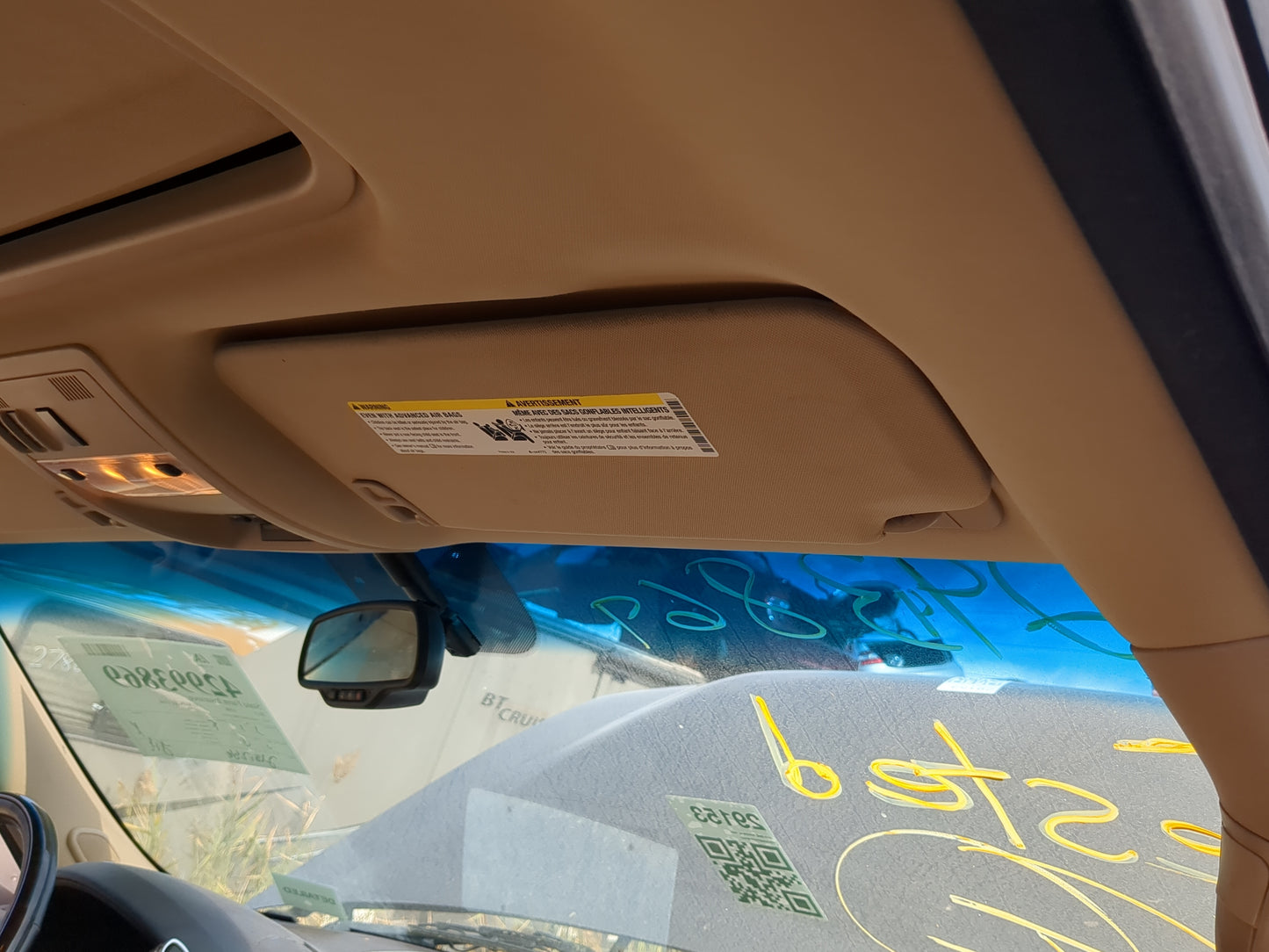 2007-2014 Gmc Yukon Xl 1500 Sun Visor Shade Replacement Passenger Right Mirror Fits Fits 2007 2008 2009 2010 2011 2012 2013 