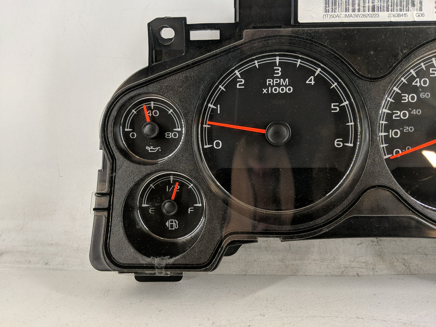 2012-2014 Gmc Yukon Xl 1500 Instrument Cluster Speedometer Gauges P/N:22838415 Fits Fits 2012 2013 2014 OEM Used Auto Parts 