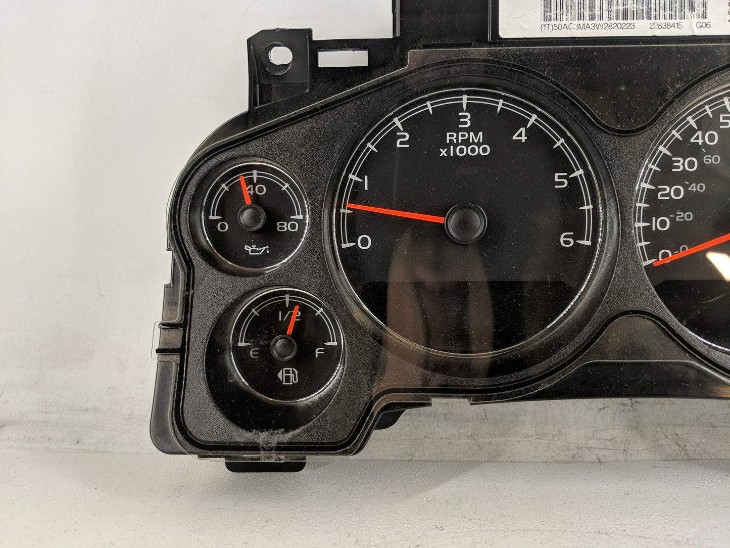 2012-2014 Gmc Yukon Xl 1500 Instrument Cluster Speedometer Gauges P/N:22838415 Fits Fits 2012 2013 2014 OEM Used Auto Parts 