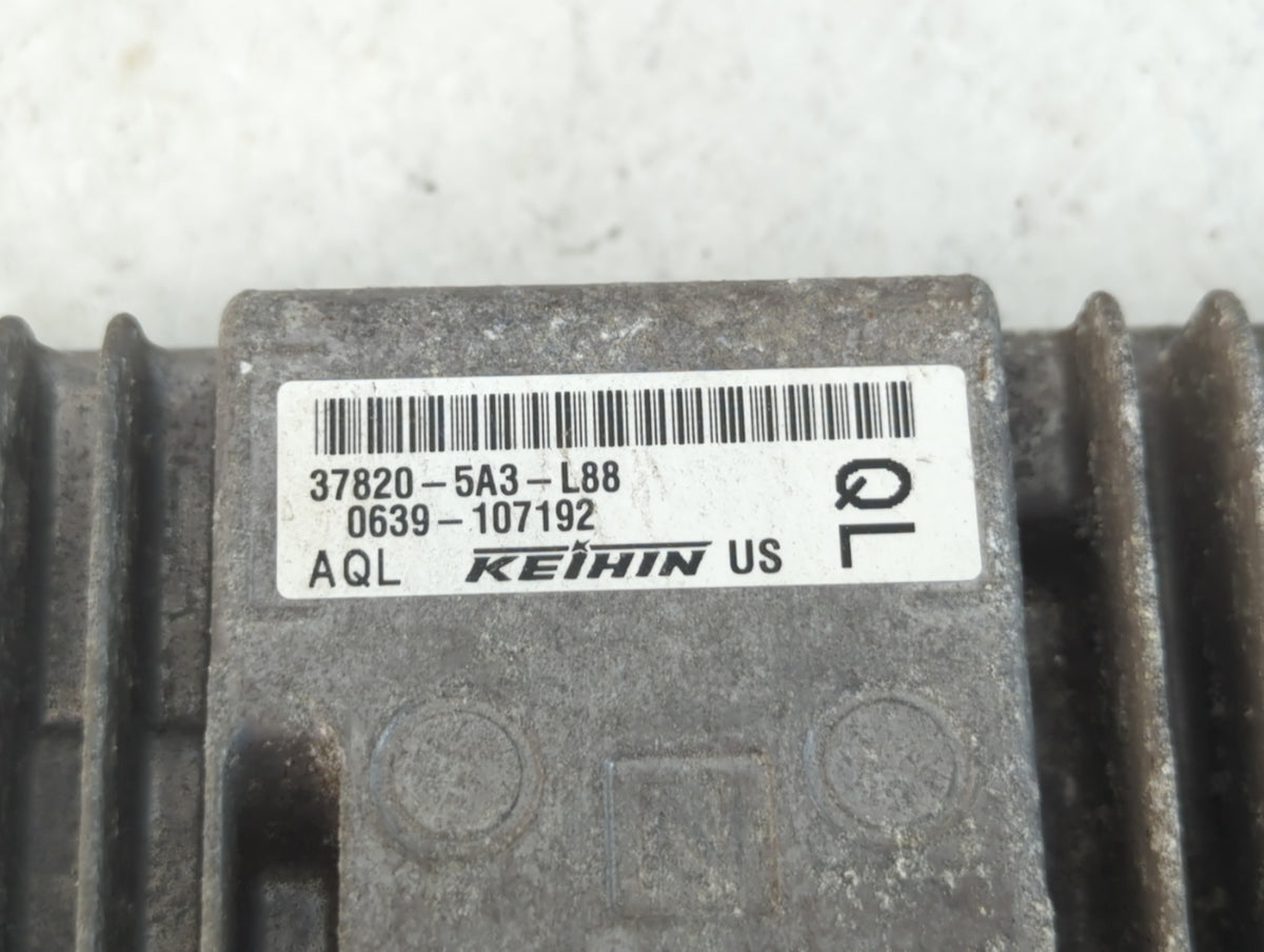 2013 Honda Accord PCM Engine Control Computer ECU ECM PCU OEM P/N:0639-107192 37820-5A3-L88 OEM Used Auto Parts - Oemusedaut