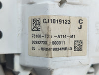 2013-2014 Honda Accord Instrument Cluster Speedometer Gauges P/N:78100-T2A-A114-M1 Fits Fits 2013 2014 OEM Used Auto Parts -