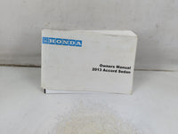 2013 Honda Accord Owners Manual Book Guide P/N:31T2A600 OEM Used Auto Parts - Oemusedautoparts1.com