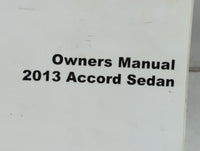 2013 Honda Accord Owners Manual Book Guide P/N:31T2A600 OEM Used Auto Parts - Oemusedautoparts1.com