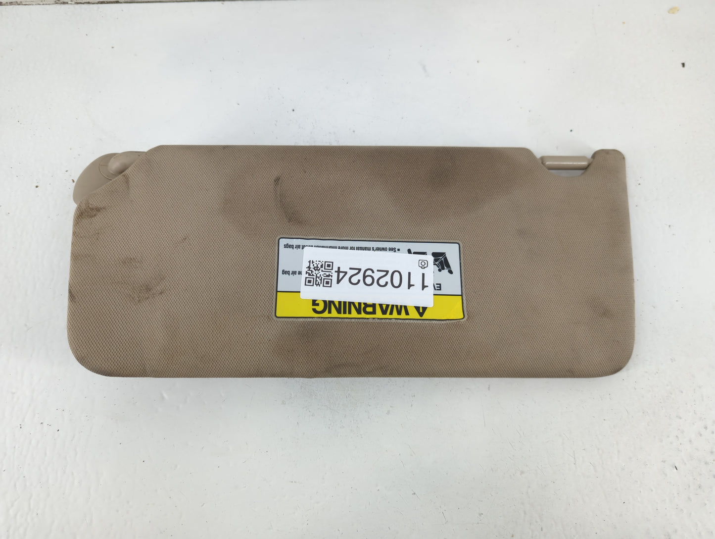 2013 Honda Accord Sun Visor Shade Replacement Passenger Right Mirror Fits OEM Used Auto Parts - Oemusedautoparts1.com